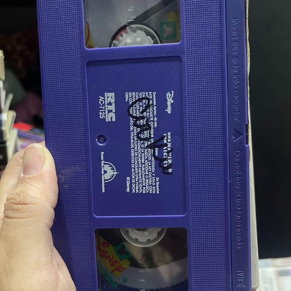 Disney VHS Una Navidad con Mickey (Spanish) | Vintage Tape | NO COVER